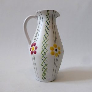 Fratelli Fanciullacci 7441 art pottery ceramic jug vase. 1960s Italian vintage