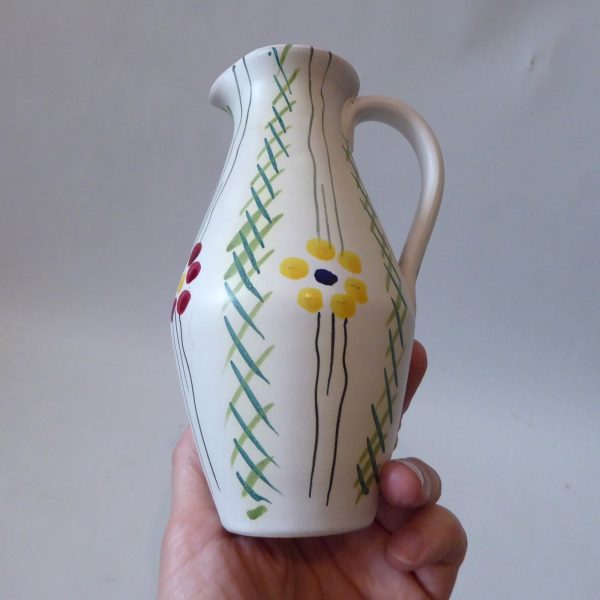 Fratelli Fanciullacci 7441 art pottery ceramic jug vase. 1960s Italian vintage - Image 5