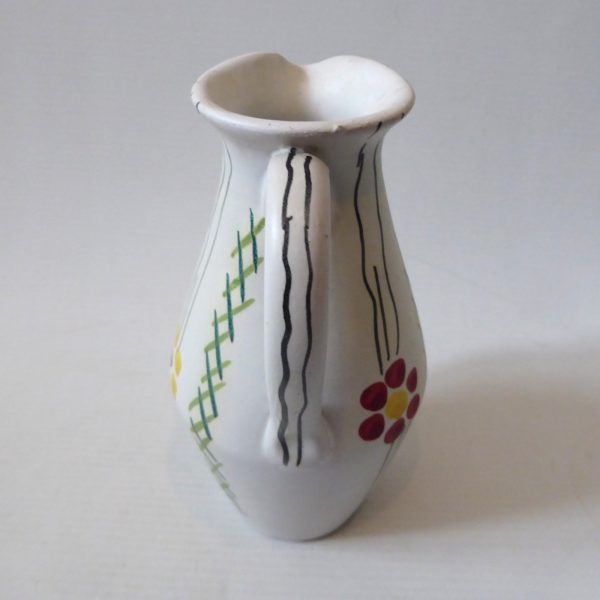 Fratelli Fanciullacci 7441 art pottery ceramic jug vase. 1960s Italian vintage - Image 6