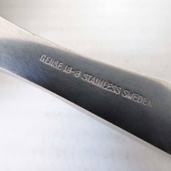 Gense Focus Deluxe vegetable salad servers cutlery, Folke Arström Sweden vintage - Image 12