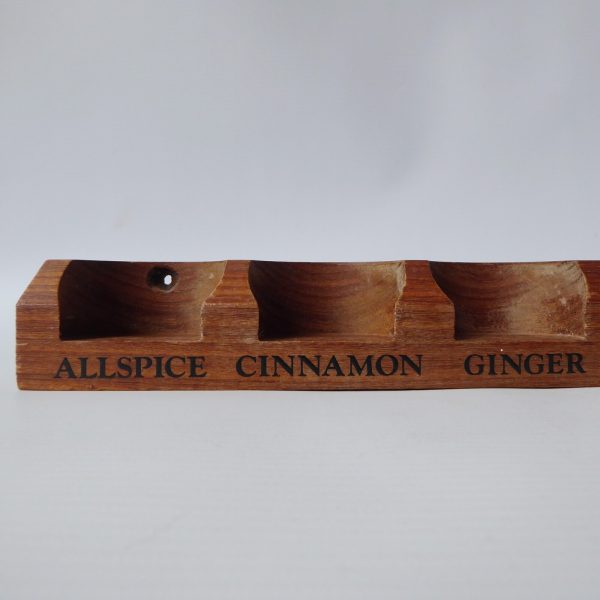 Hornsea Pottery vintage spice herb rack holder. 1960s/70s Scroll Heirloom Bronte - Image 6
