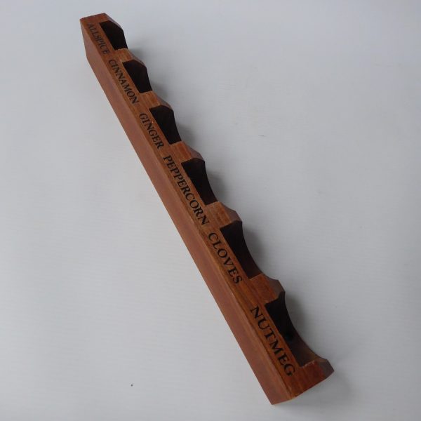 Hornsea Pottery vintage spice herb rack holder. 1960s/70s Scroll Heirloom Bronte - Image 10