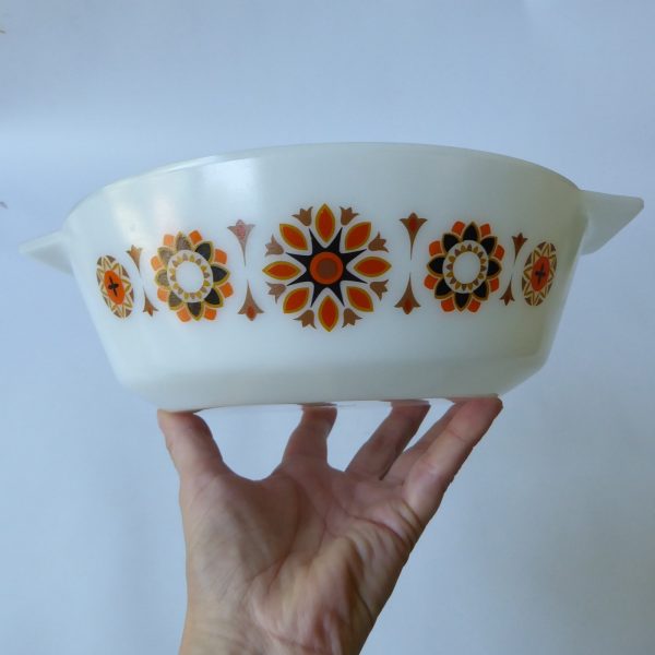 JAJ Pyrex Toledo 3 pint large 513 round casserole dish bowl, 1960s retro vintage - Image 10
