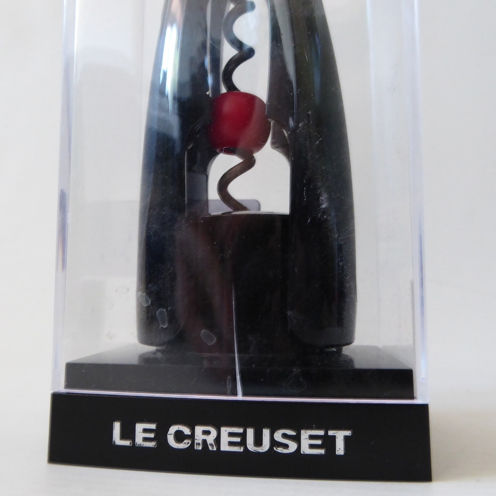 Le Creuset screw pull Activ-ball corkscrew GS-200, black and red boxed. Vintage - Image 8