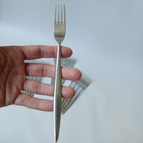 Mid century Wostenholm MONTE CARLO dessert, dinner, fish forks. Cutlery S/Steel - Image 4