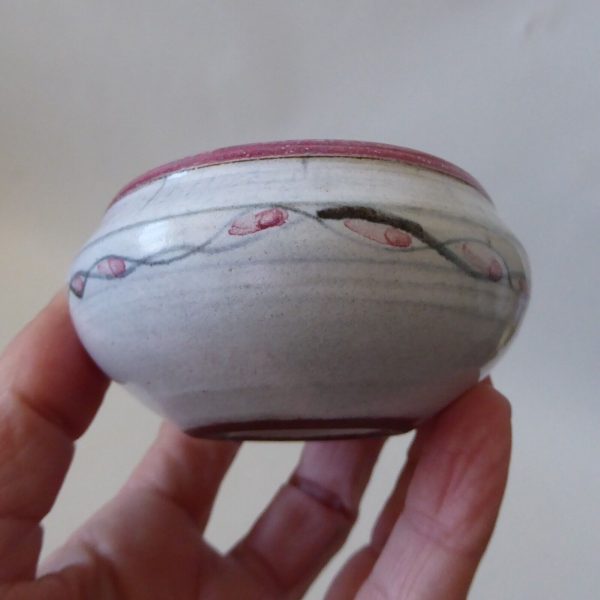 Rye Pottery mid century 1955-1956 small vintage pottery ceramic red clay bowl - Image 12