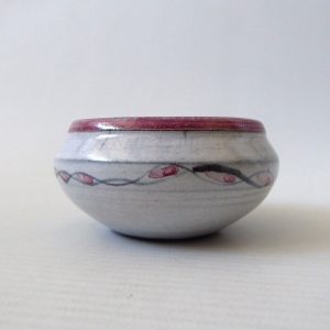 Rye Pottery mid century 1955-1956 small vintage pottery ceramic red clay bowl