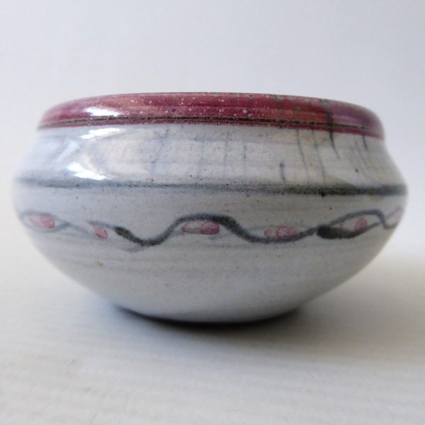 Rye Pottery mid century 1955-1956 small vintage pottery ceramic red clay bowl - Image 5