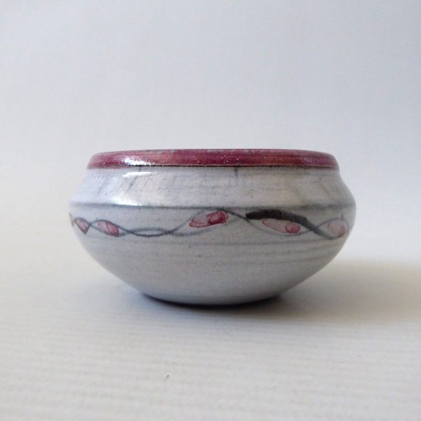 Rye Pottery mid century 1955-1956 small vintage pottery ceramic red clay bowl