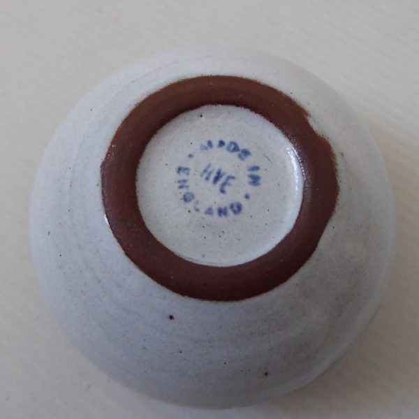 Rye Pottery mid century 1955-1956 small vintage pottery ceramic red clay bowl - Image 8