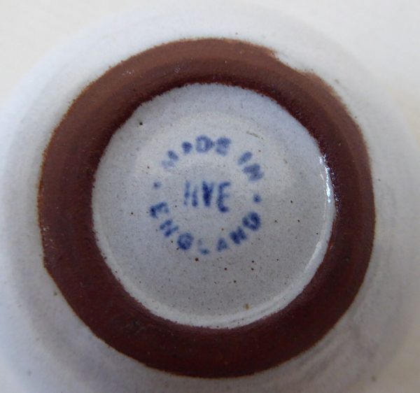 Rye Pottery mid century 1955-1956 small vintage pottery ceramic red clay bowl - Image 9