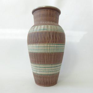 Signed Italy 1292 mid century vintage ceramic pottery vase, Bitossi Seta? 1960s