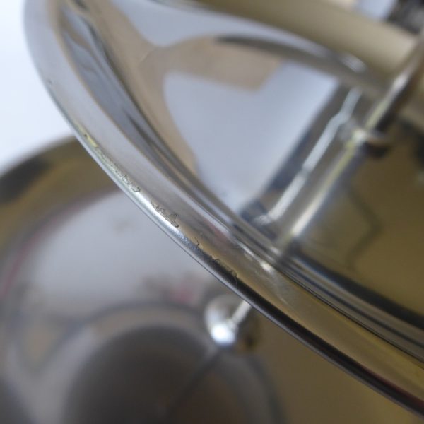 Stelton of Denmark mid century modern stainless steel two tier tray, cake stand - Image 13