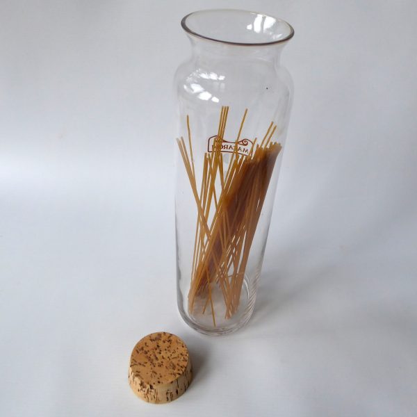 Vintage Dartington Glass FT121 tall PASTA spaghetti jar canister container +cork - Image 11