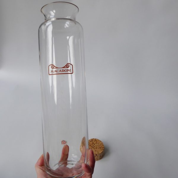 Vintage Dartington Glass FT121 tall PASTA spaghetti jar canister container +cork - Image 12