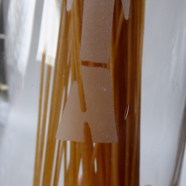 Vintage Dartington Glass FT121 tall PASTA spaghetti jar canister container +cork - Image 13