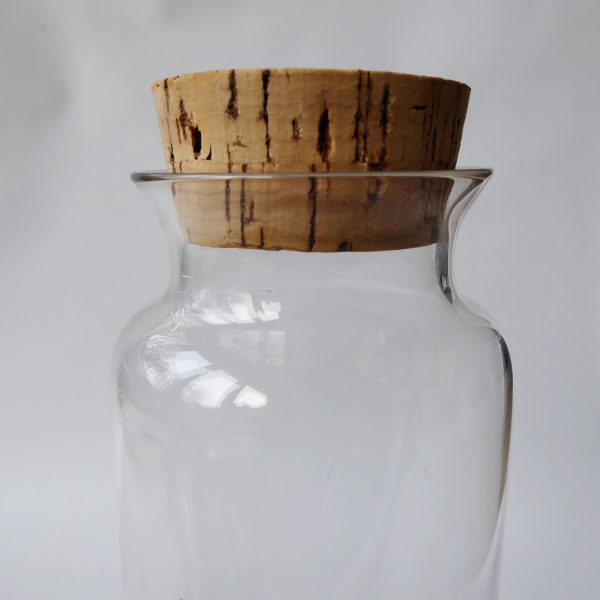 Vintage Dartington Glass FT121 tall PASTA spaghetti jar canister container +cork - Image 3