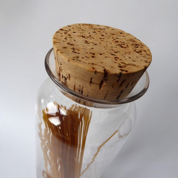 Vintage Dartington Glass FT121 tall PASTA spaghetti jar canister container +cork - Image 4