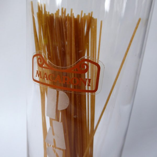 Vintage Dartington Glass FT121 tall PASTA spaghetti jar canister container +cork - Image 6