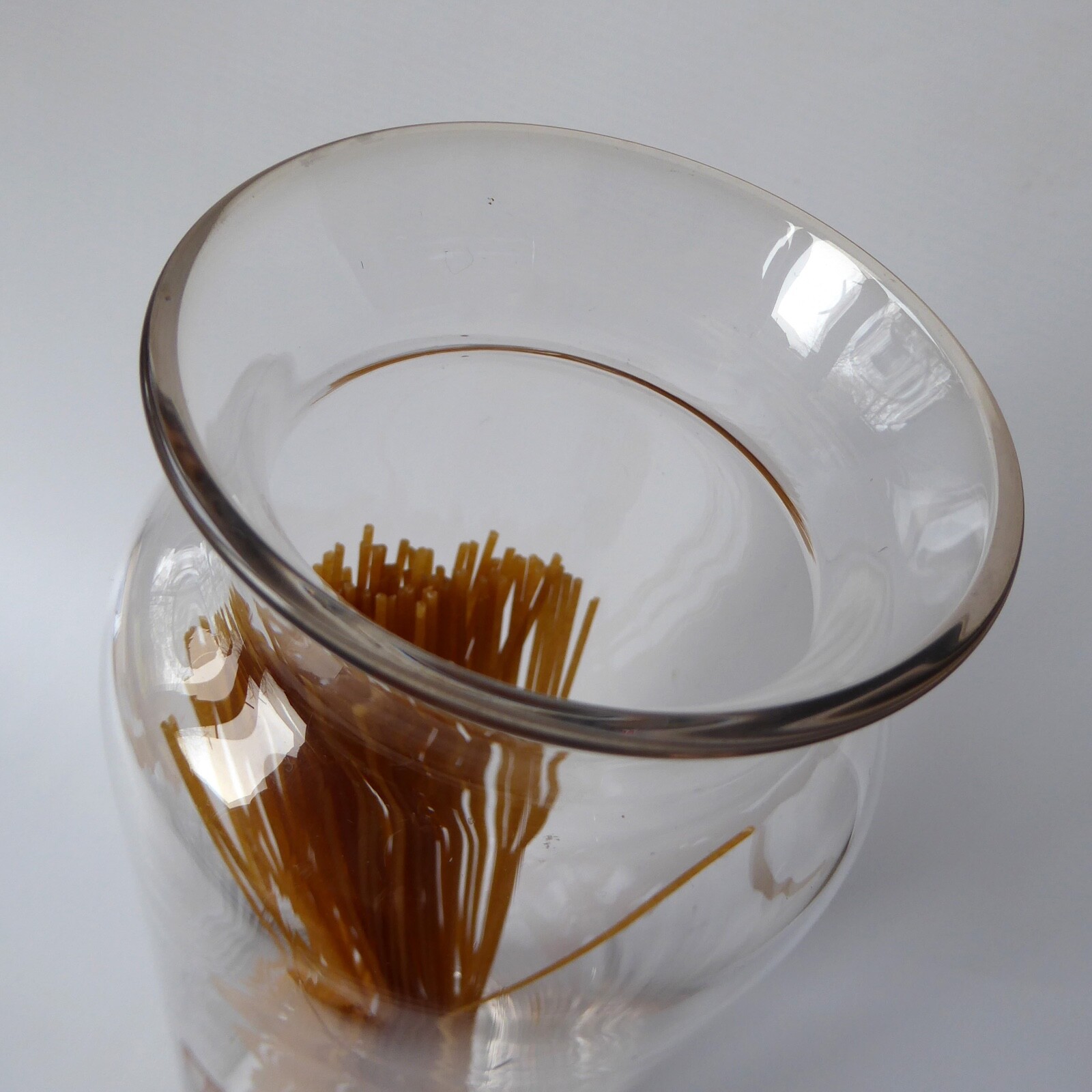 Vintage Dartington Glass FT121 tall PASTA spaghetti jar canister container +cork - Image 9