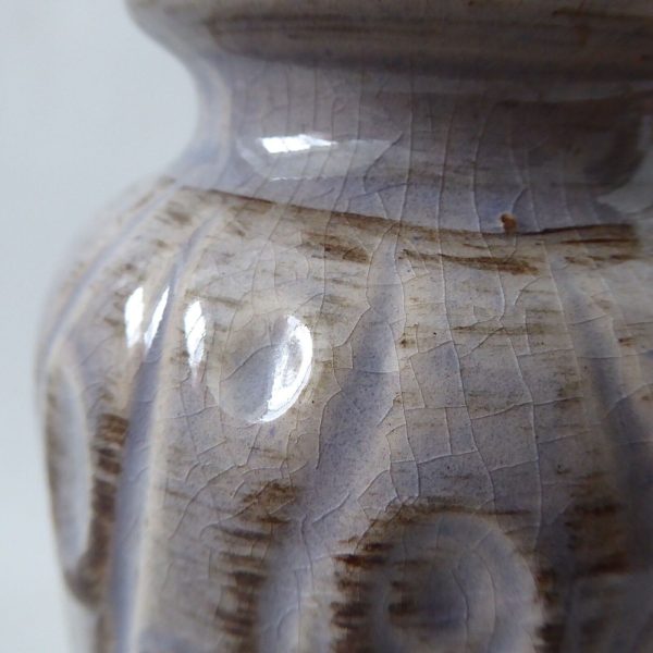 Vintage Scheurich West German ceramic vase 288-22 Koralle Onion, grey beige 60s - Image 11
