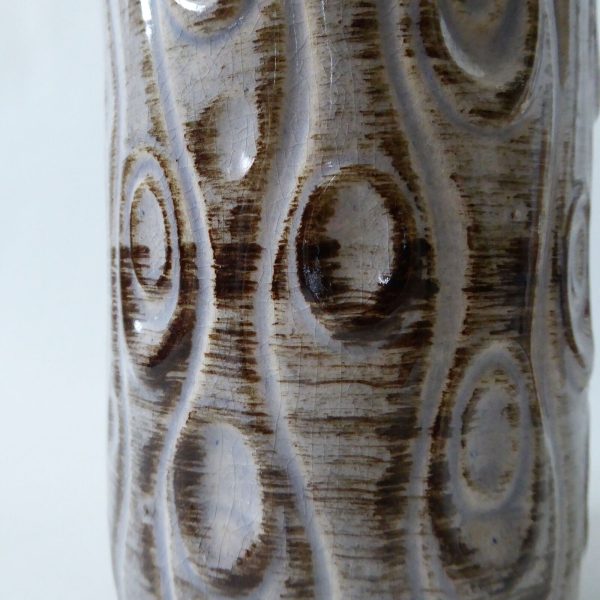 Vintage Scheurich West German ceramic vase 288-22 Koralle Onion, grey beige 60s - Image 10