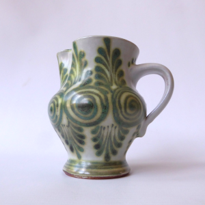 Wilhelm & Elly Kuch Keramik, W. German Studio pottery jug vase Mid Century 1960s