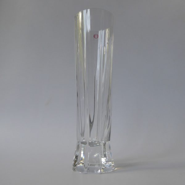 iittala Finland Viiri 1990 tall champagne flute glass, Valto Kokko. Vintage vase - Image 5