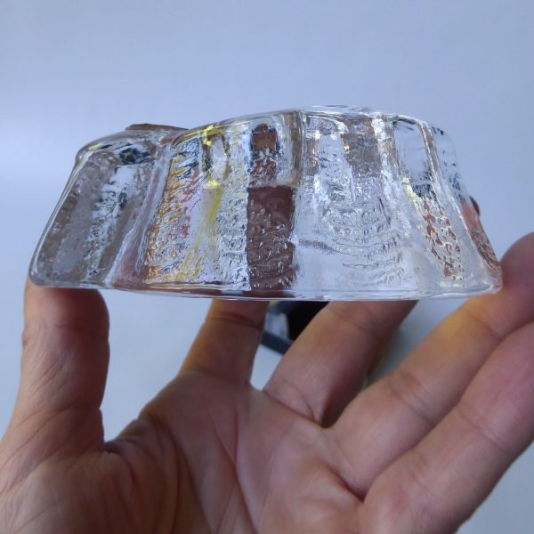 2 vintage boxed Galway Ireland Gaelic crystal art glass dinner candle holders - Image 11
