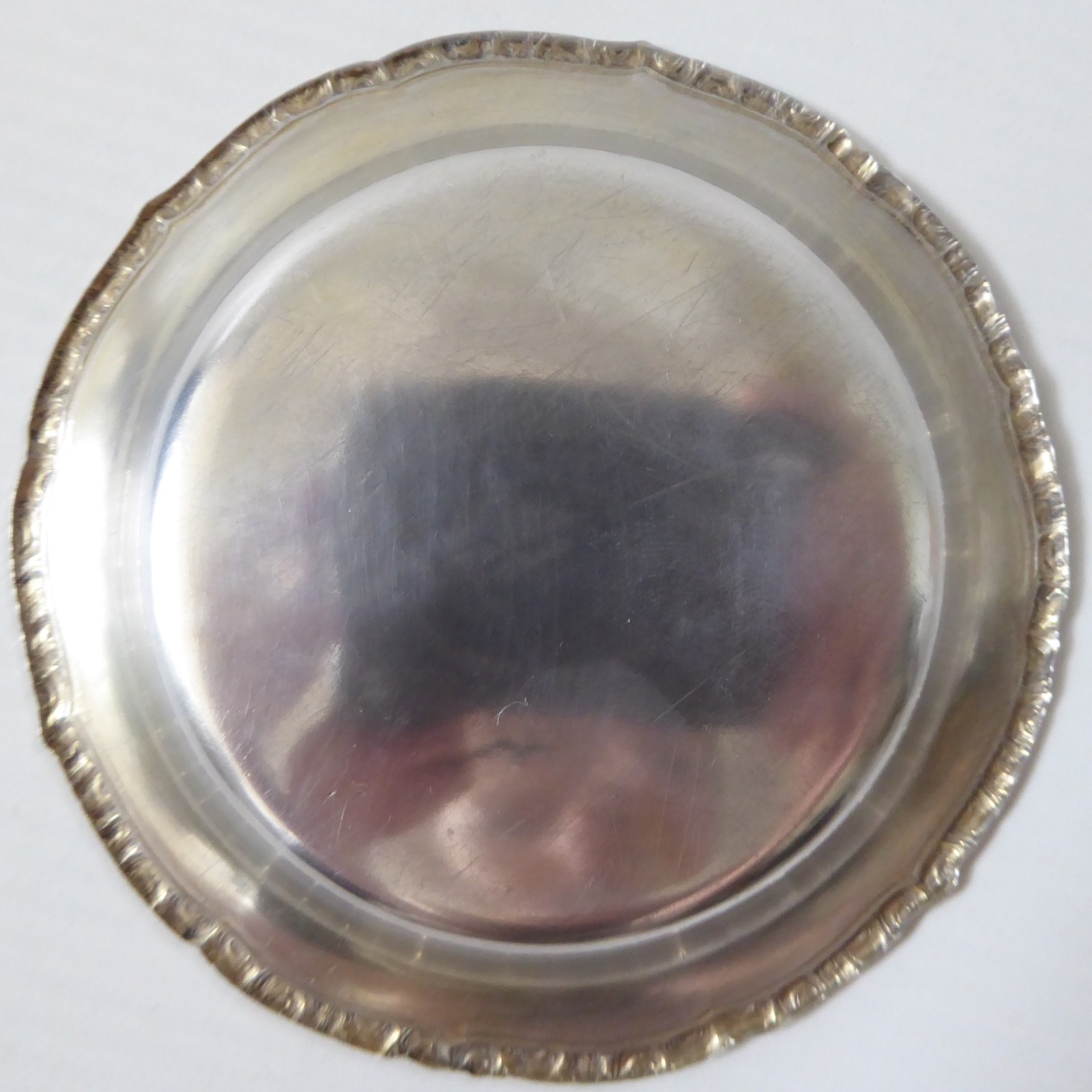 925 sterling silver & turquoise blue enamel guilloche pin dish. Vintage antique - Image 10
