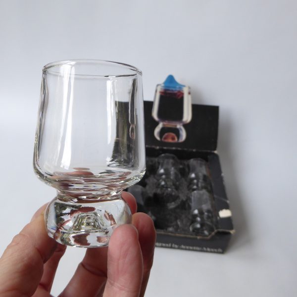 Boxed set 6 Ravenhead Apollo shot liqueur port small glasses vintage retro 1970s - Image 4