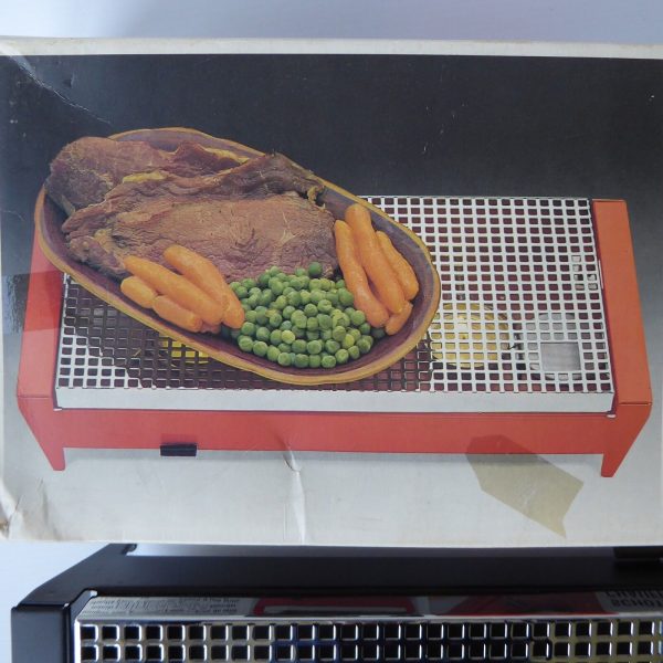 Brabantia black classic vintage 1970s food warmer, Holland. 2 candles + boxed - Image 12