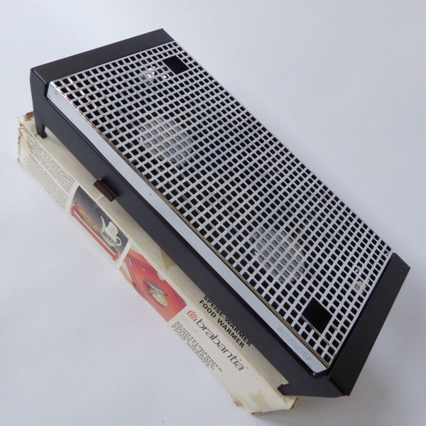 Brabantia black classic vintage 1970s food warmer, Holland. 2 candles + boxed - Image 7