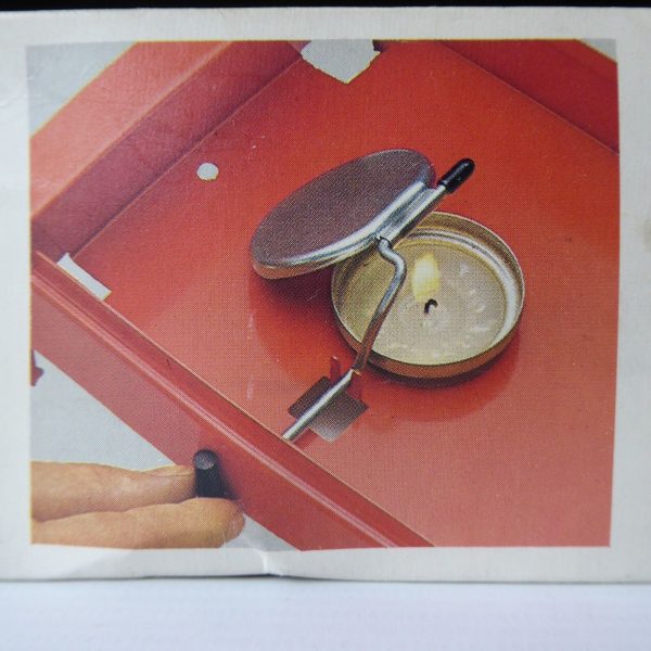 Brabantia black classic vintage 1970s food warmer, Holland. 2 candles + boxed - Image 9