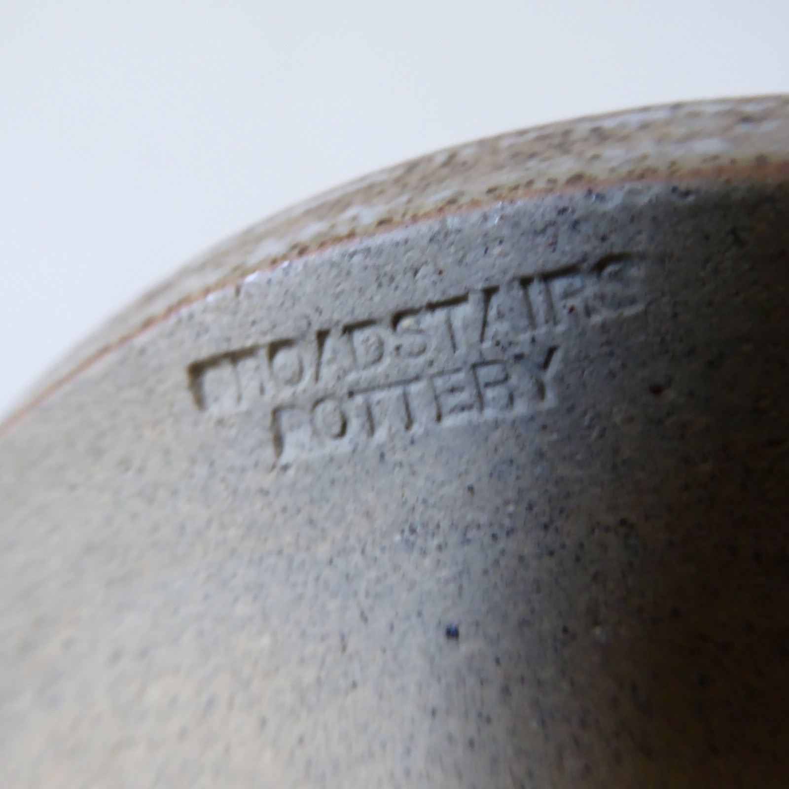 Broadstairs Pottery vintage wine bottle coaster, retro 1970s mid century, Kent - Image 12