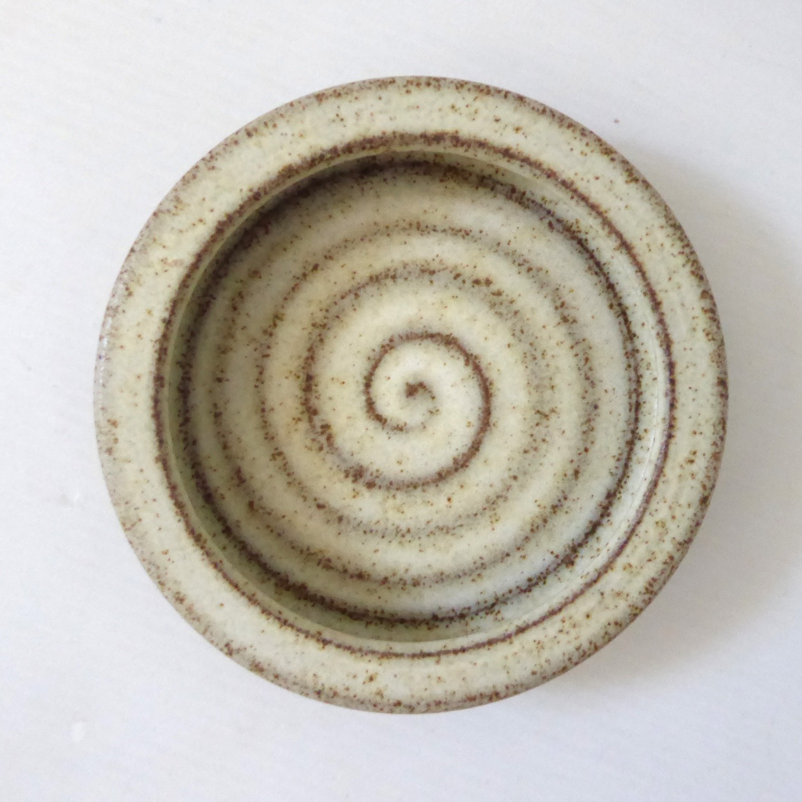Broadstairs Pottery vintage wine bottle coaster, retro 1970s mid century, Kent - Image 4