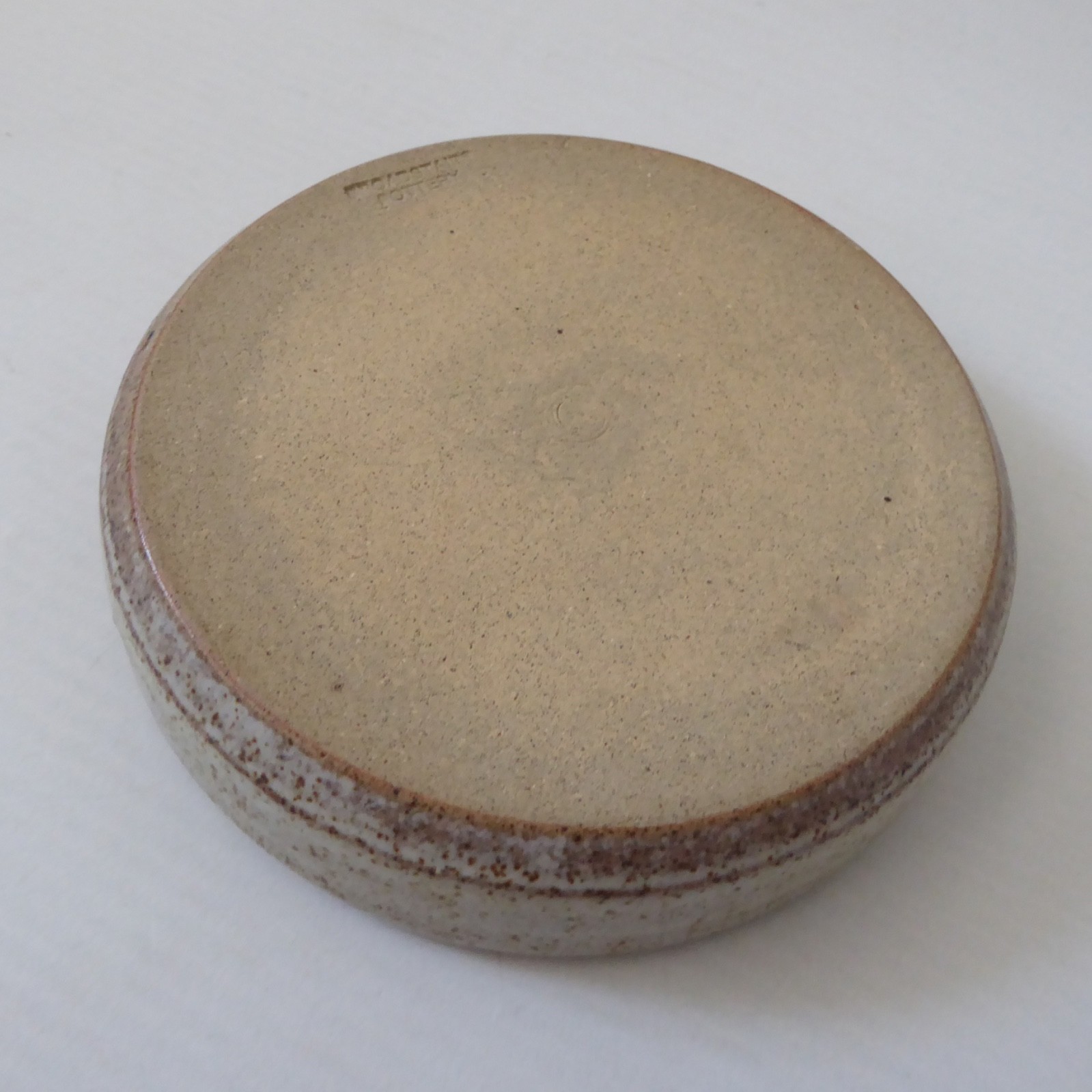 Broadstairs Pottery vintage wine bottle coaster, retro 1970s mid century, Kent - Image 10