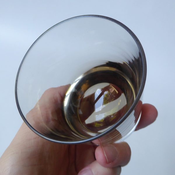Caithness vintage tumbler glass, Peat smoky brown cased, whisky spirits, spare - Image 7