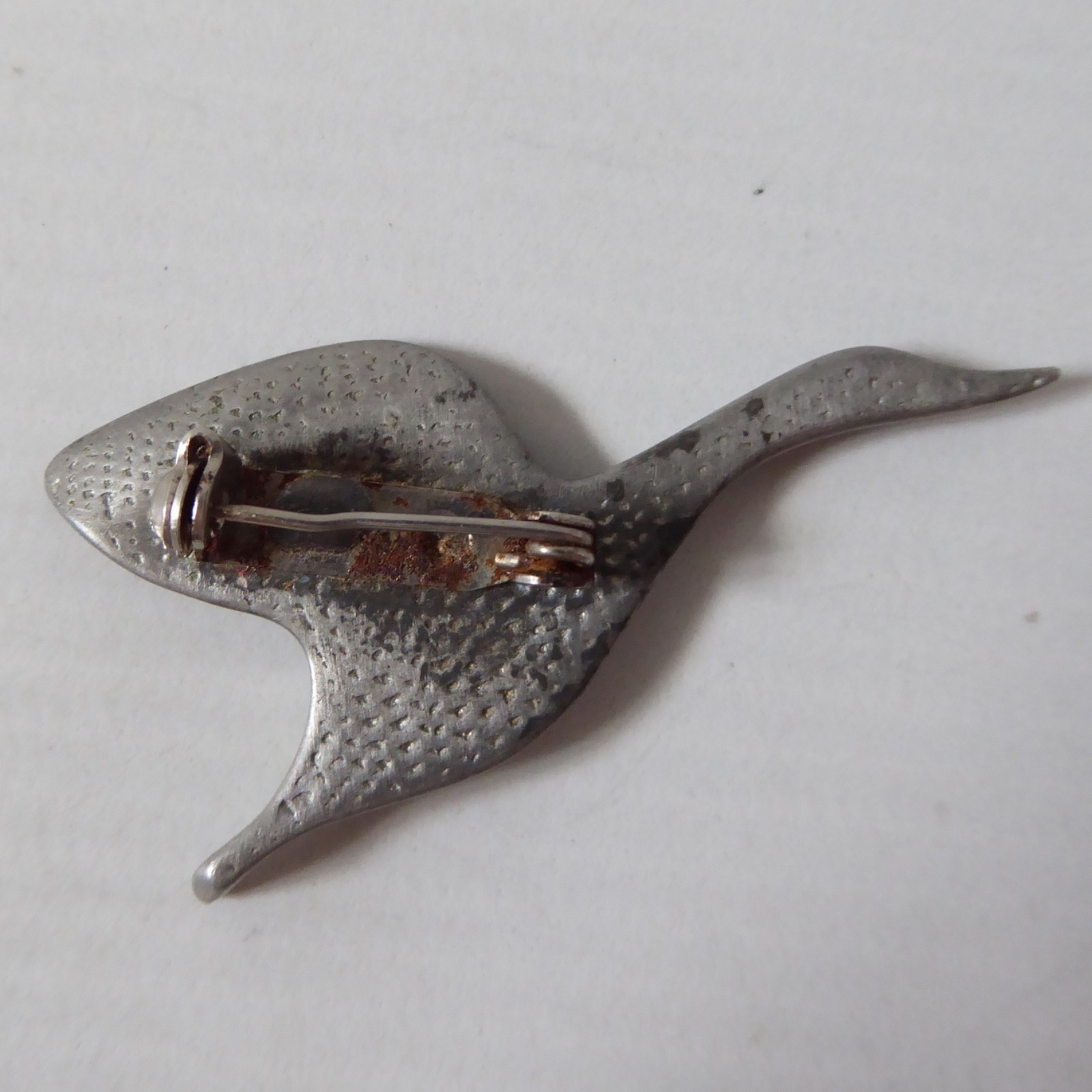 Frederick Design Canada goose modernist minimalist vintage brooch, flying bird - Image 6