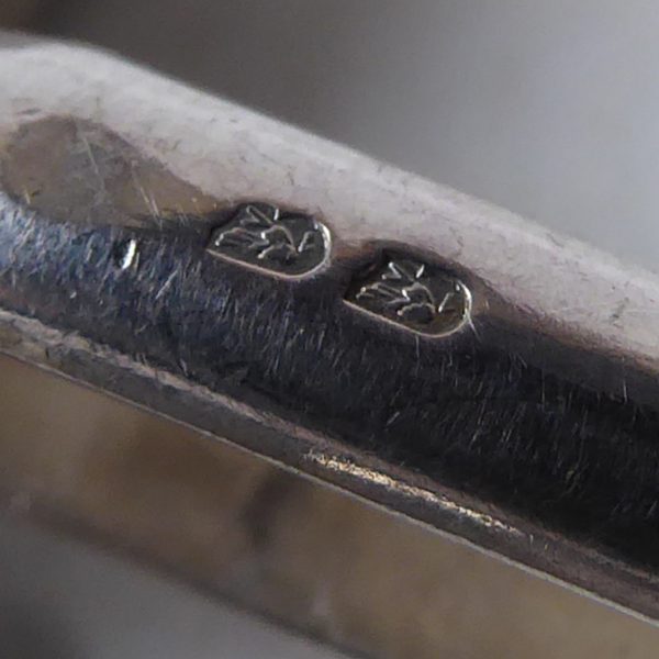 German 21g Mid century silver cufflinks, FS F. Scheurle 925 sterling 1960s lines - Image 18