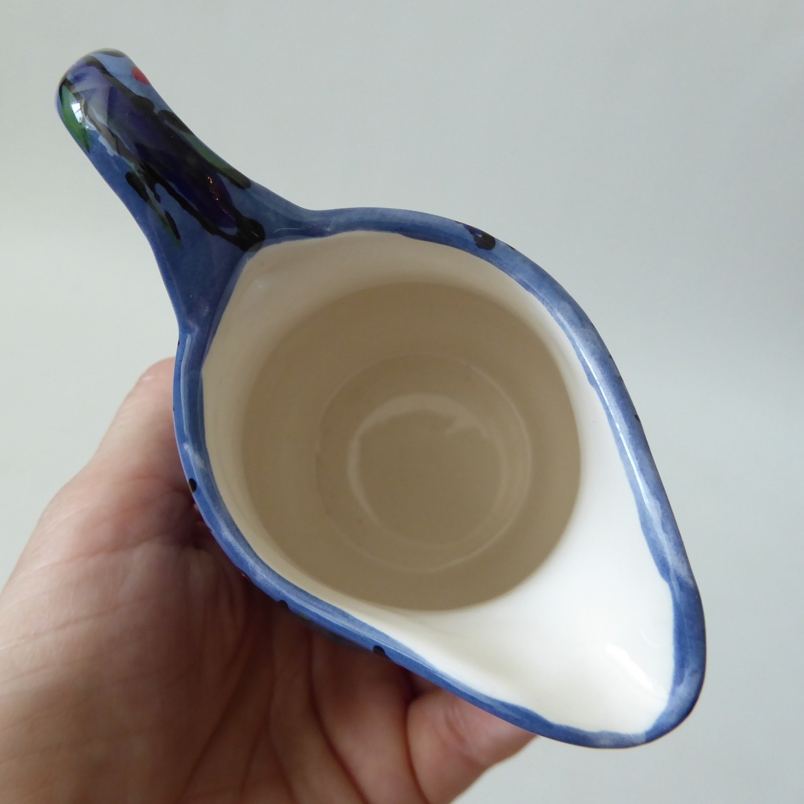 Katherine Barney Elsing Norfolk studio pottery ceramic milk cream jug: chicken - Image 14