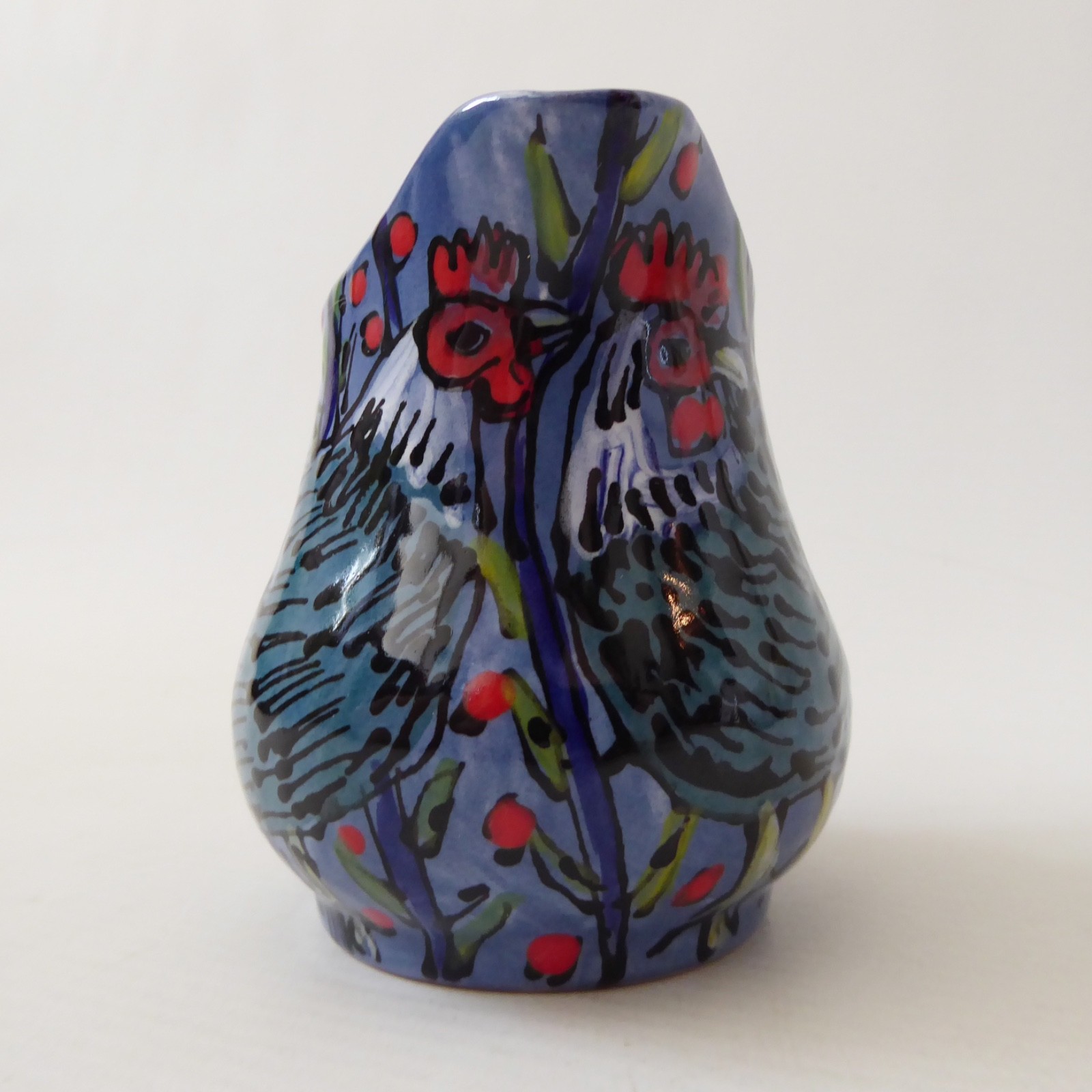 Katherine Barney Elsing Norfolk studio pottery ceramic milk cream jug: chicken - Image 6