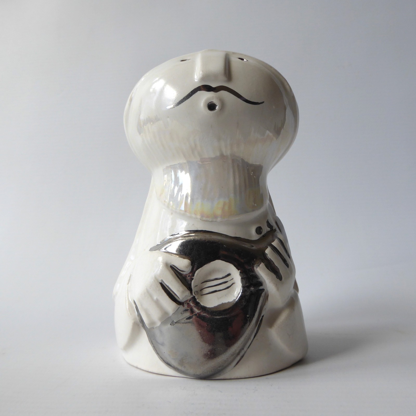 Kenneth Townsend Iden Pottery Rye ceramic pottery guitarist money box figurine - Image 4