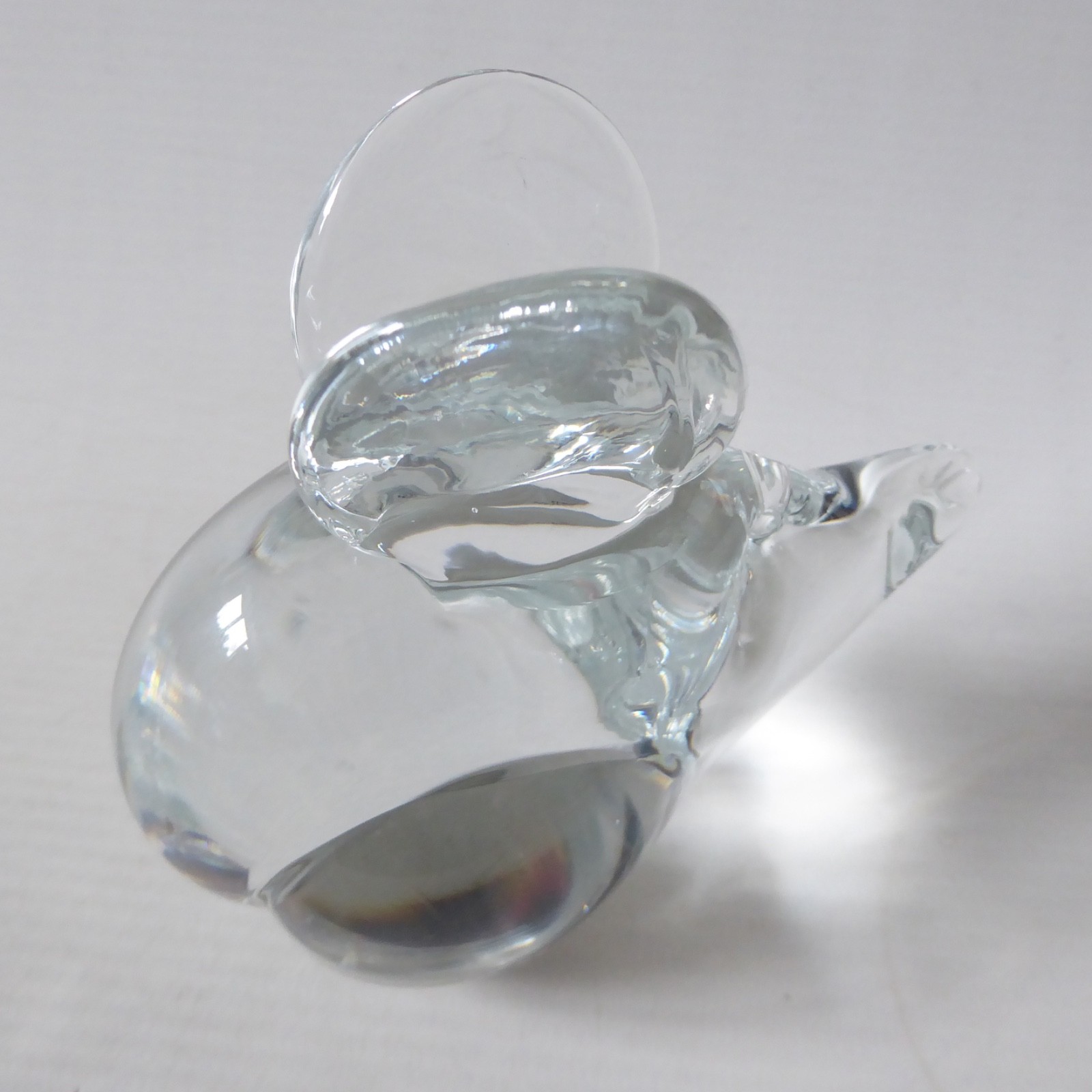 Maleras Sweden Mats Jonasson full crystal glass mouse figurine paperweight vintg - Image 10