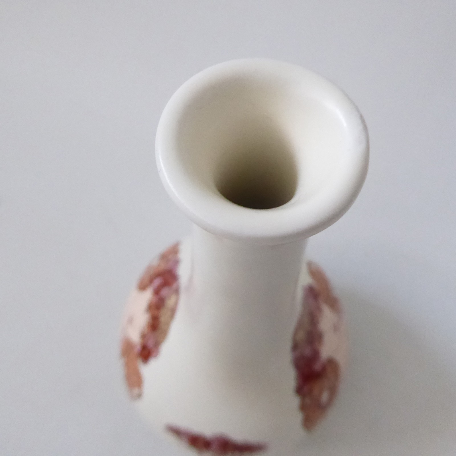 Poole Pottery Fleurie 6" bud vase. Ceramic Art Nouveau-style female 1979-1980 - Image 7