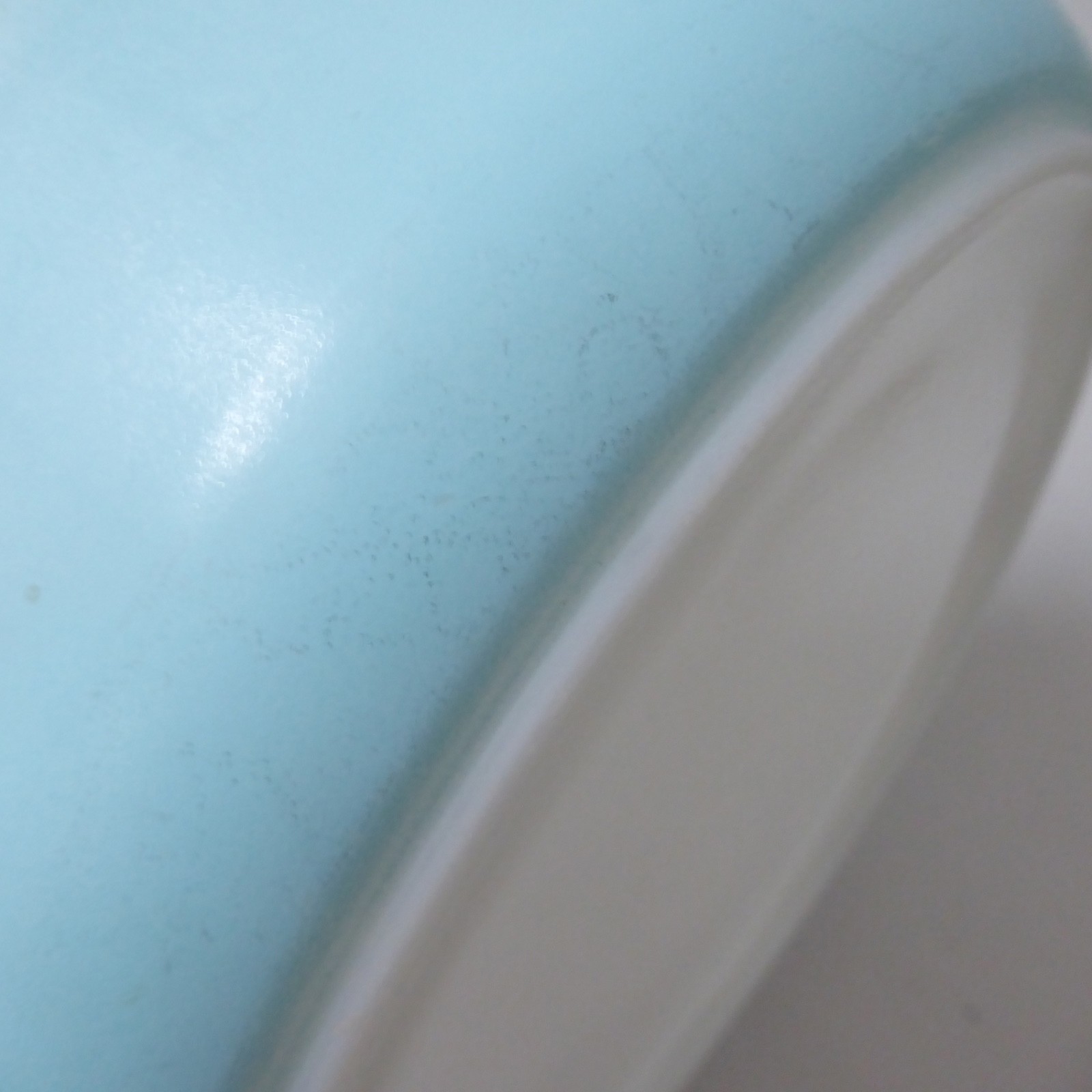 Pyrex JAJ Weardale duck egg blue oval 2220 casserole dish bowl. Vintage 1960s - Image 14