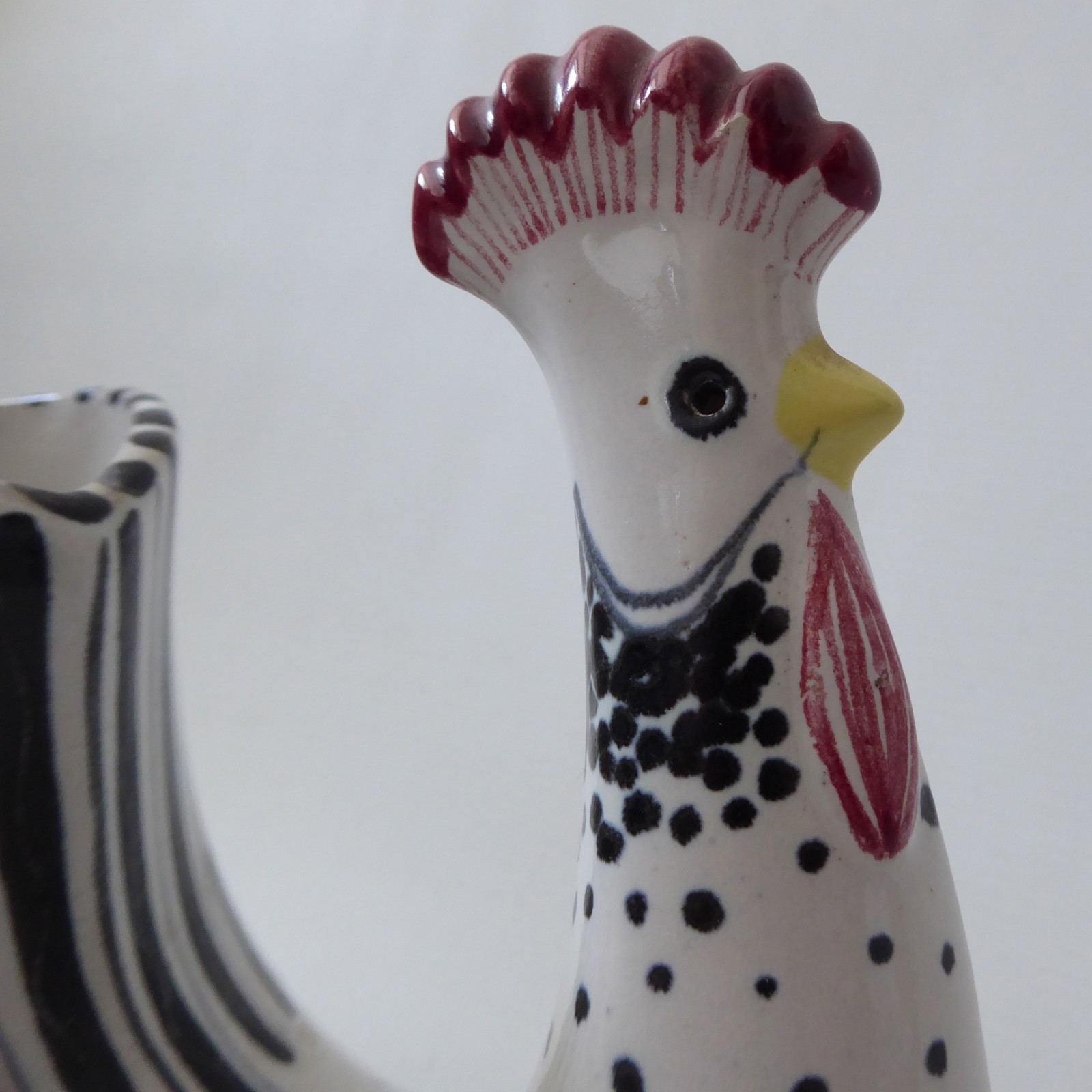 Rye Pottery rare hen/cockerel vase pot sculpture, mid century 1960s David Sharp - Image 7