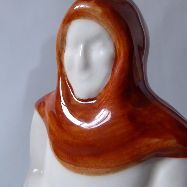 Vintage Cinque Ports Pottery Rye novelty monks salt and pepper shakers pots, big - Image 11