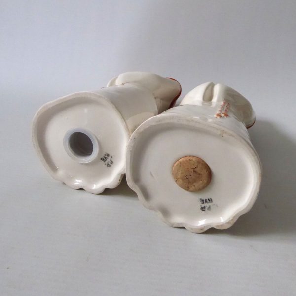 Vintage Cinque Ports Pottery Rye novelty monks salt and pepper shakers pots, big - Image 6