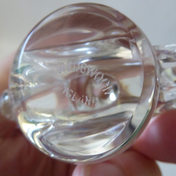 Wedgwood Lilliput small squirrel paperweight sculpture, 70s clear glass figurine - Image 11